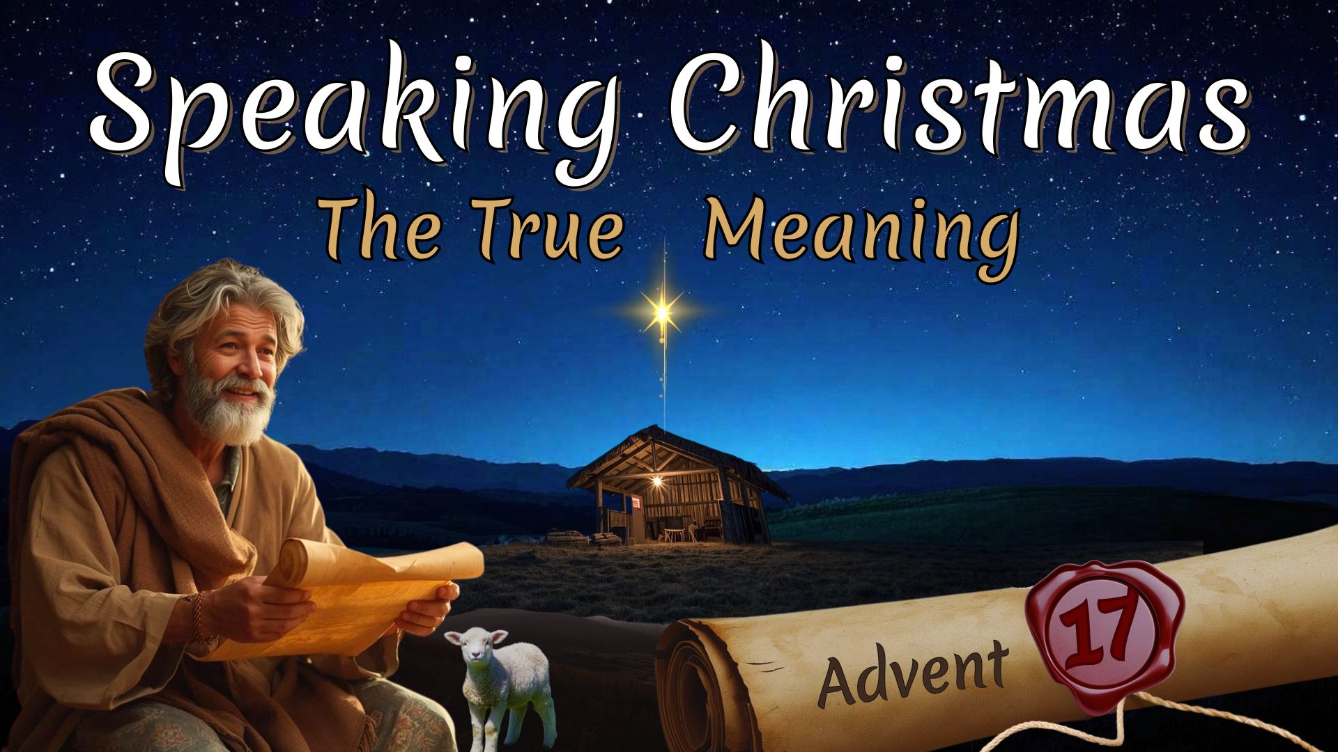 Speaking Christmas ~ Advent ~ 17th. – Journeying with Jesus